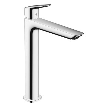 Смеситель для раковины Hansgrohe Logis Fine, очень высокий излив, без донного клапана, хром